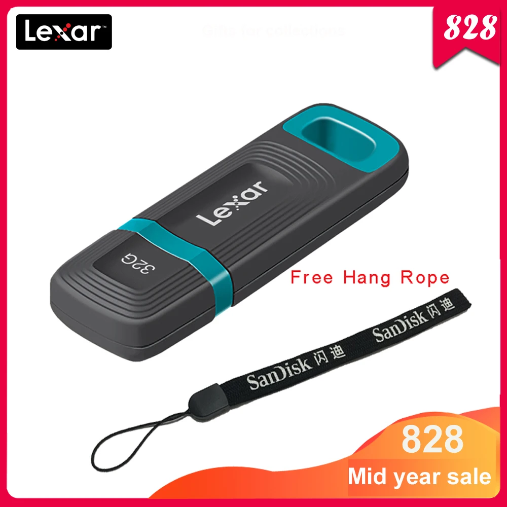 

100% Original Lexar usb flash JumpDrive Tough 32GB 64GB 128GB USB 3.1 waterproof industrial USB flash drive high speed Pendrive