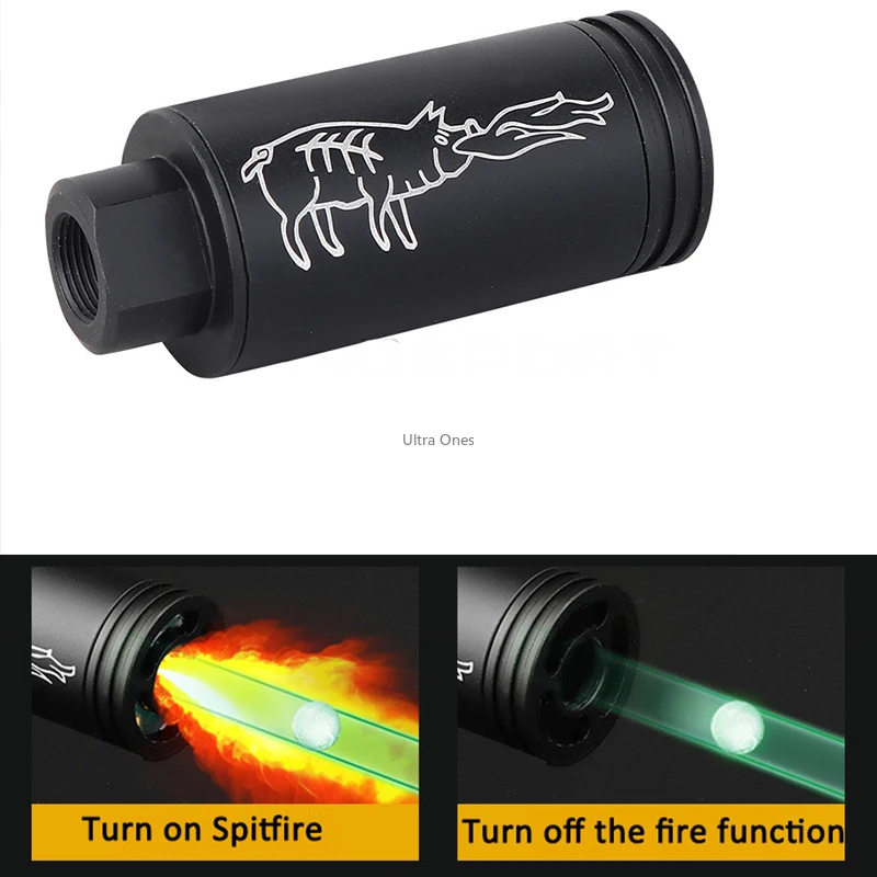 

Airsoft Auto Tracer Unit S Light Flasher Unit for Pistol Rifle Flash Suppressor Shooting Cs Wargame Handgun Hutning Accessories