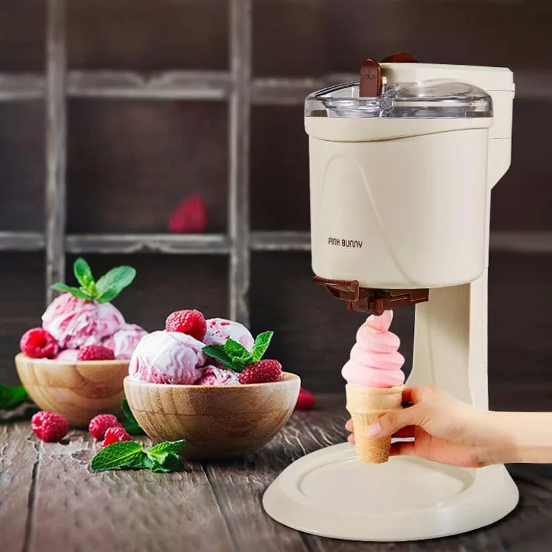 

Old Fashioned Ice Cream Maker Icecream Machine Fully Automatic Mini Fruit Ice Cream Maker for Home Electric DIY