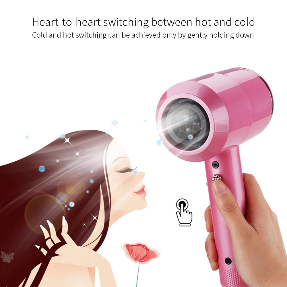 

Professional Hair Dryer 2 in 1 Hot Air Brush Hair Dryers Hairdressing Barber Salon Tools Hair Blow Dryer Strong Wind Hot Dryer