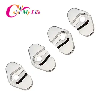 

Color My Life Car Door Lock Cover Auto Door Stopper Protection Covers for Chevrolet Cruze Sedan Hatchback 2009 -2015 Accessories