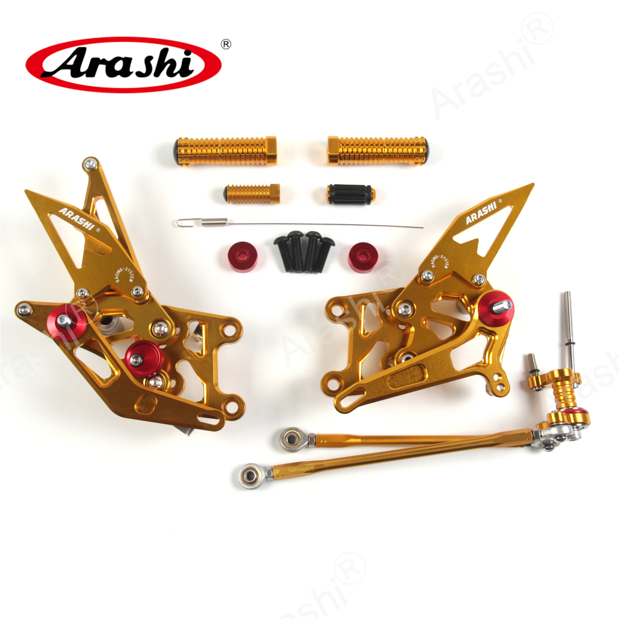 Араши подножка мотоциклиста для HONDA CBR600RR регулируемые Задние подножки CBR 600 RR 2007 2008 задний упор для ног CBR 600RR 07 08 CNC