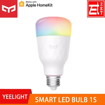 

Original Yeelight Smart LED Bulb 1S RGB Colorful E27 WIFI APP MiHome homekit Voice Remote Control Global for Xiaomi smart APP