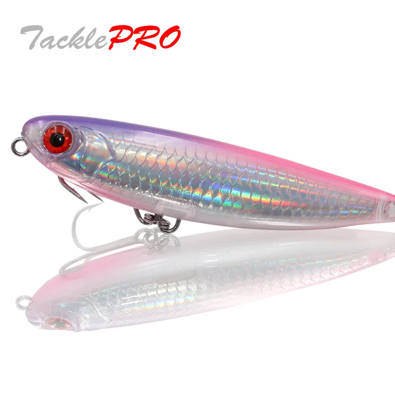 

TacklePRO PE12 High quality Topwater vobler 2019 Fishing Lure 85mm 11.7g Pencil Bait Fishing decoys Wobblers for fish Crankbait