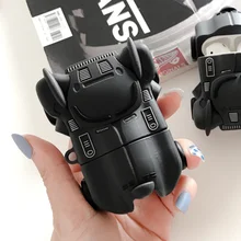 Роскошный силиконовый чехол с Бэтменом для Airpods, защитный чехол для наушников, чехол для Apple airpods 2 1, аксессуары, зарядная коробка