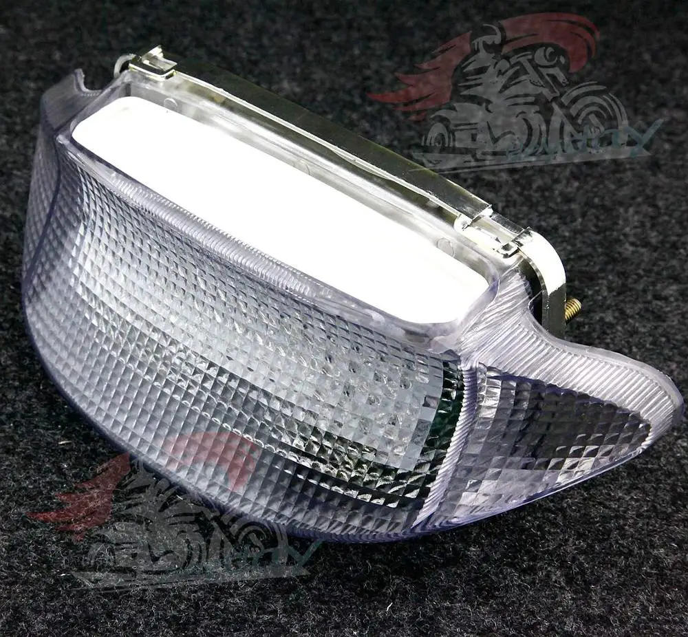 Cветодиодные задние фары мотоцикла встроенные Сигналы поворота для HONDA CBR600 F3 1997-1998 - Цвет: Белый