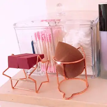 

Cosmetic Egg Shelf Puff Air Dry Anti-Weathering Sponge Egg Storage Egg Brace Double Layer Trolley Makeup Brush Tool