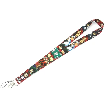 

My Hero Academia Cosplay Prop Accessories Cell Phone Neck Strap ID Lanyards Key Chain Key Rings