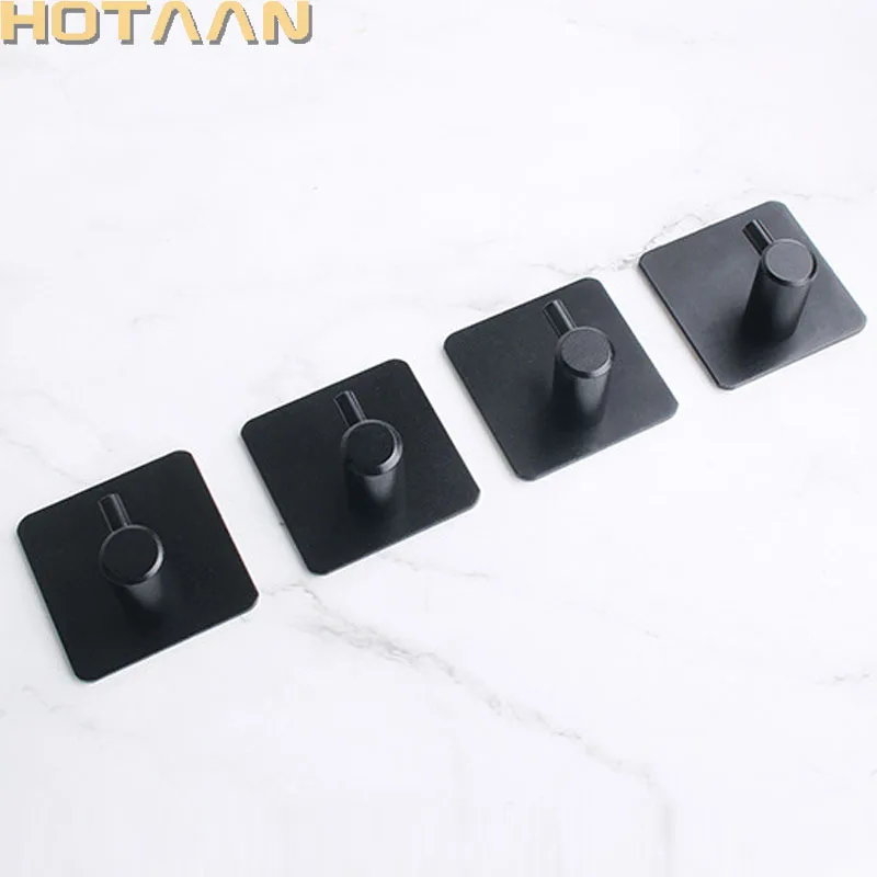 Aluminium Robe Hooks Wall Door Clothes Hanger Kitchen Rustproof Towel 1pc/Set Bathroom Accessory Organizer Rack | Обустройство дома