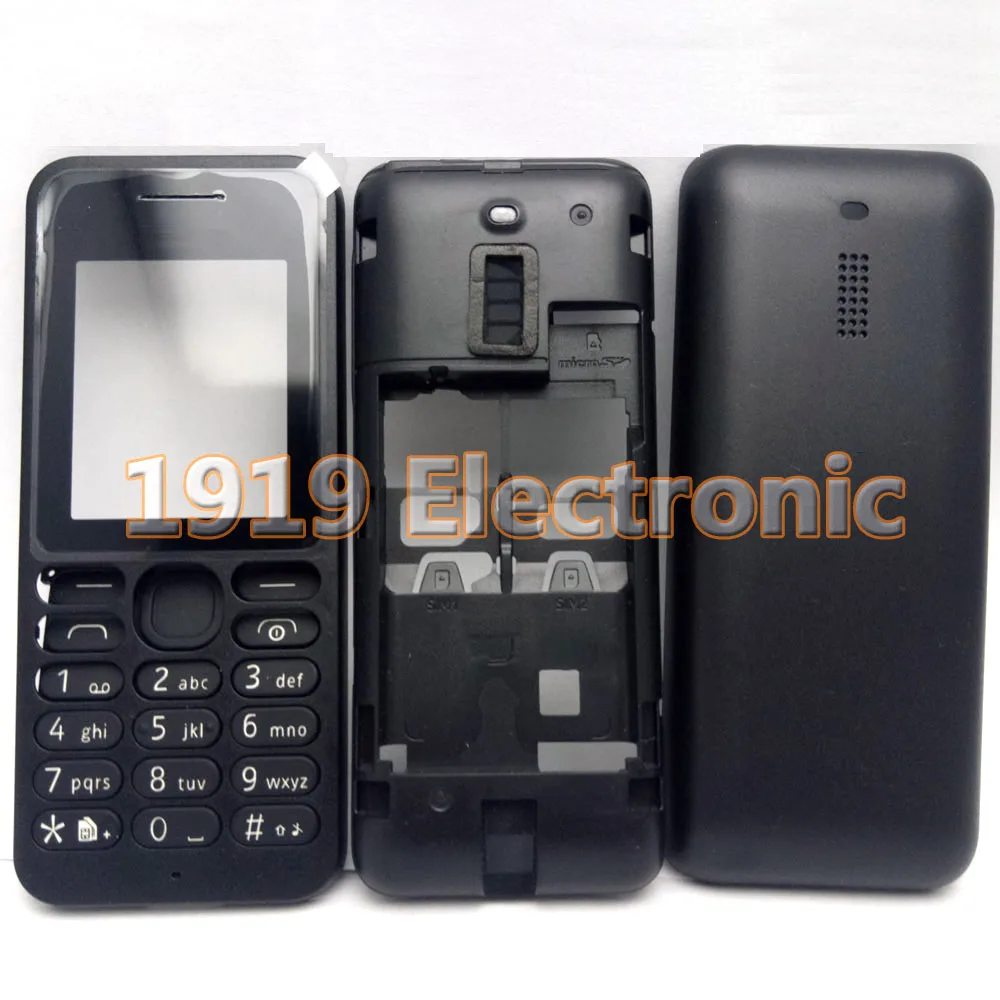 Новый Полный чехол для телефона с клавиатурой Nokia 130 DS RM1035 Rm1122|Корпусы и рамки