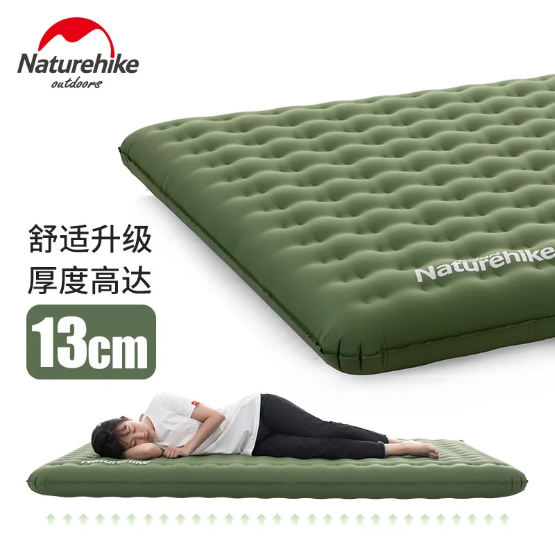 2019 New Naturehike TPU thickened double inflatable pad double camping nap portable moisture pad