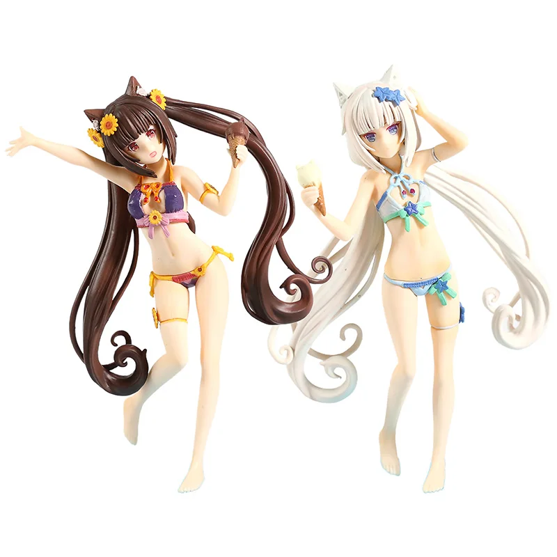 

NEKOPARA Vol.1 Soleil Opened! Vanilla / Chocolat PVC Figure Doll Collectible Model Toy