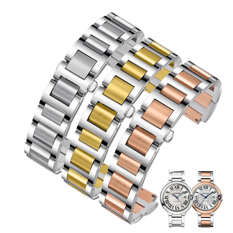 Band for Cartier Blue Balloon Stainless 