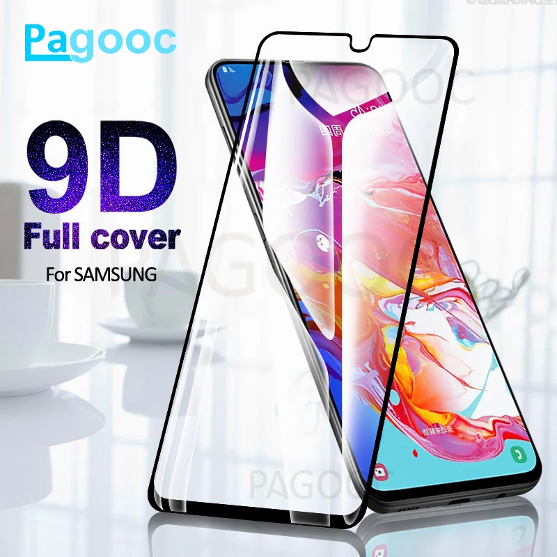 

9D Tempered Glass on the For Samsung Galaxy A50 A30 A20 A10 A40 A60 A70 A80 A90 M20 M30 A40s A20e Protection Safety Glass Film