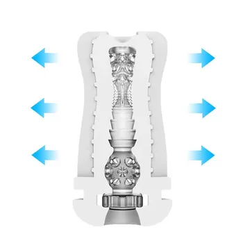 OLO Artificial Vagina Male Glans Stimulate Massager Male Masturbation Cup Real Vagina Sex Toys for Men Adult Products 2