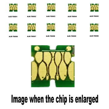

10PACK T8000-9 For Epson Wide-format ink cartridge disposable chip SC-P10000 P20000