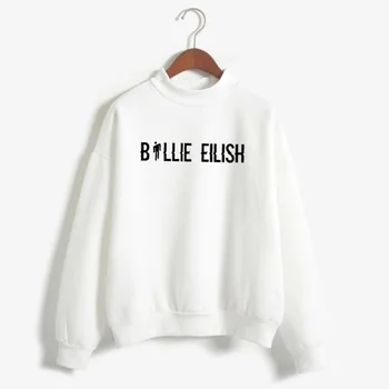 

Billie Eilish sweatshirt Women Letter Print Tops Fashion Harajuku Short Sleeve Couples Casual sweatshirt Wome Streetwear