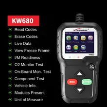 С несколькими языками диагностики автомобиля OBD 2 профессиональный 2,4 дюймовый автомобильный сканер автомобильный осмотр