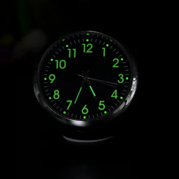 

Car Clock Luminous Mini Automobiles Internal Stick-On Digital Watch Mechanics Quartz Clocks Auto Ornament Car Accessories Gifts