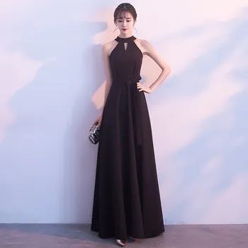 

Banquet evening dress 2020 new winter fashion noble temperament show thin graduation host celebrity long dress