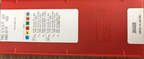 10 шт. вставки карбида VNMG160404-PF 4325
