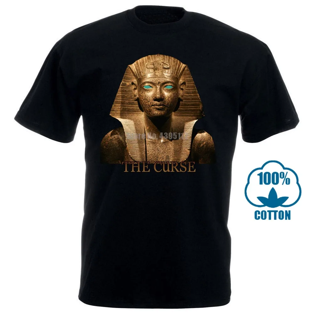 Футболка с коротким рукавом египетская фарао Винтажная футболка Anubis Mumie Nofretete