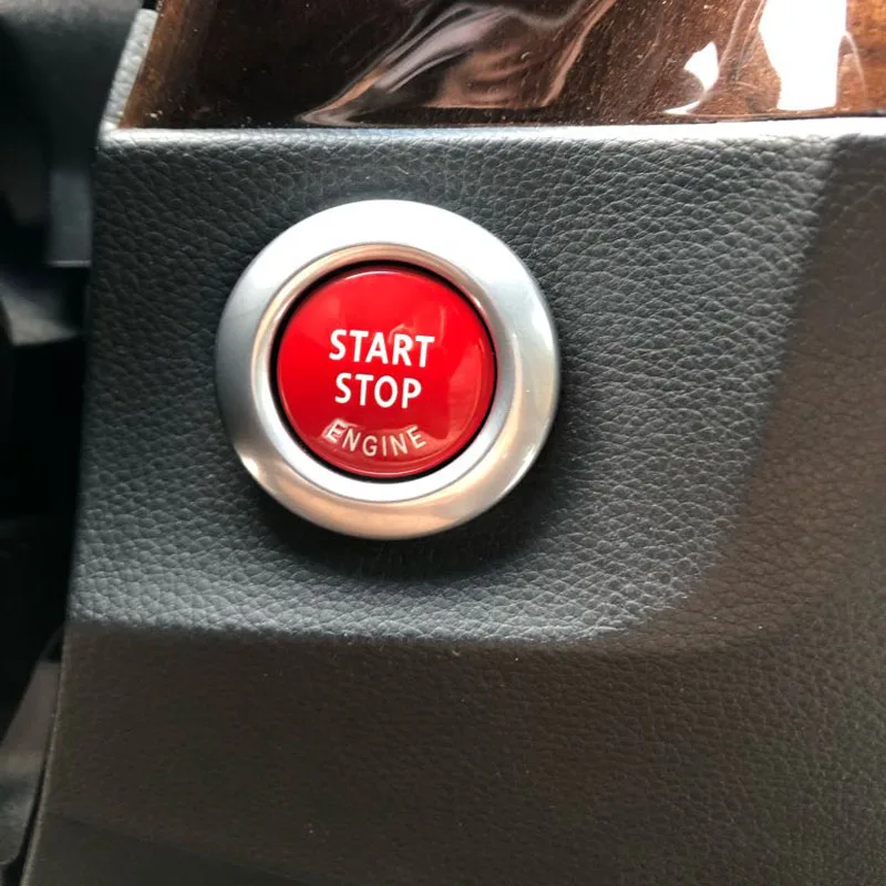 Luxury Car Engine Start Button Replace Cover - Premium Stop Switch - Stylish Automotive Interior Accessory