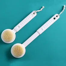 Выдвижная мягкая щетка для ванны из натуральной щетины, щетка для ванны, щетка для ванны для взрослых