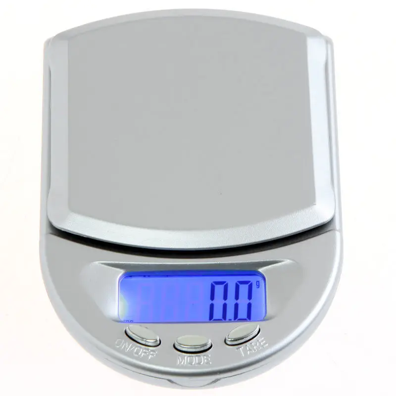 Mini 500G Digital Pocket Scales Jewellery Jewelers Blue Lcd Display 500g/ 0.1G Balance Portable Electronic Weight Scale | Дом и сад