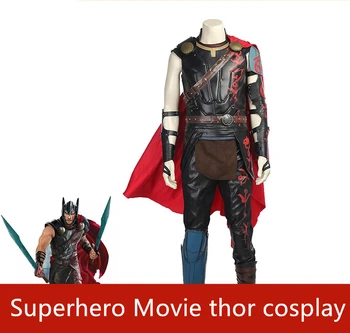 

High-quality Thor 3 film performance clothes Thor's same armor Cosplay clothing men's thunder god Halloween bar stage costume