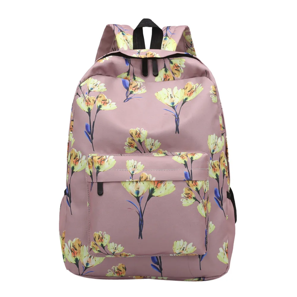 

Fresh Style Women Backpacks Floral Print Book bags Female Travel Backpack for women girl bolsa Mochila Femenina #YL5
