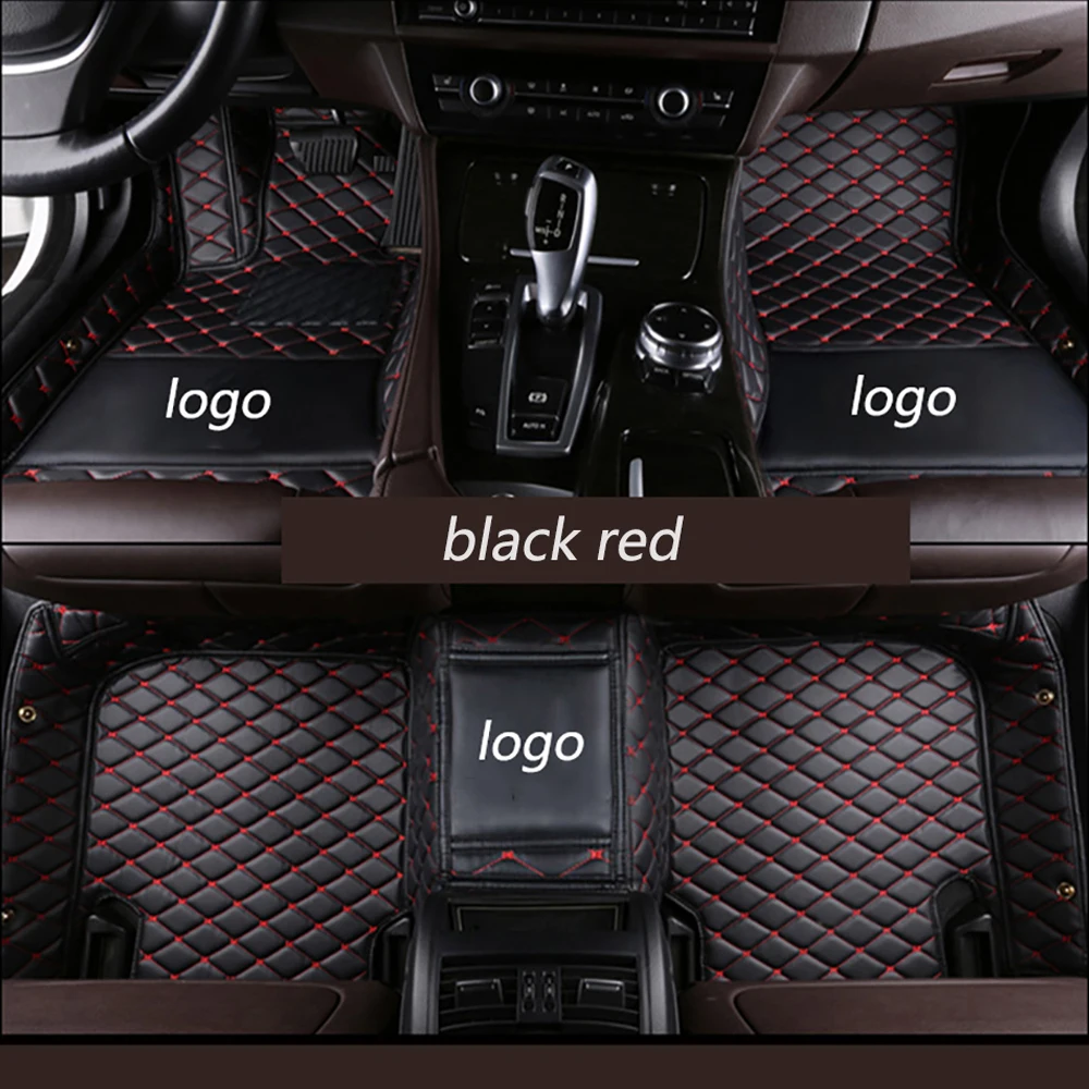 

Car floor mats with Logo/Brand Logo for Ford S-max Fusion Mondeo Focus Edge Kuga Escape Explorer Ecosport 5D car-styling carpet