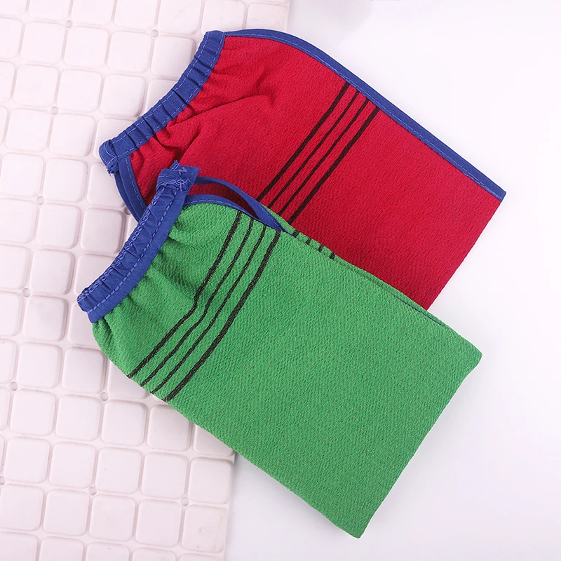 1 шт. отшелушивающая Двусторонняя перчатка для душа и спа|mitts|mitts gloves |