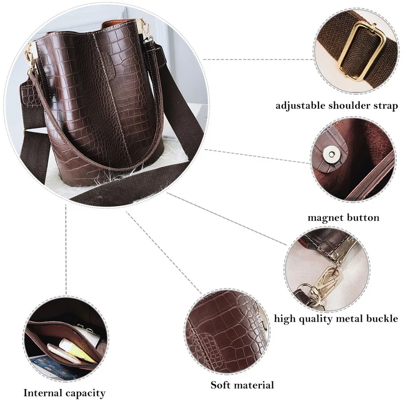 WENYUJH, дизайн, простая ретро кожаная сумка-мешок, короткая косая сумка через плечо, женская сумка, Новое поступление