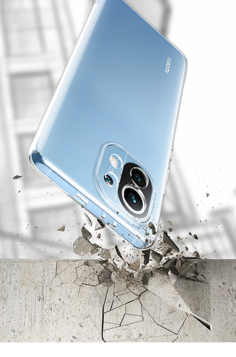 Silicone Soft Phone Case For Xiaomi Mi 12 12X 11 11T 11X 10 10T 9 9T 8 SE Pro 10S 11i Ultra Thin Clear Back Full Cover Case Capa