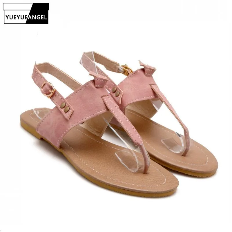 

Roman Sandals Women 2020 Summer New Flip Flop Sandal Flat Casual Shoes Women Japan Style Leisure Beach Footwear Plus Size 44