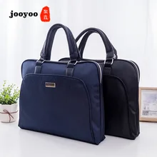 Синяя мужская большая Вместительная деловая портативная посылка, ПОРТФЕЛЬ унисекс, Офисная сумка, Большая вместительная сумка для компьютера, мужская сумка