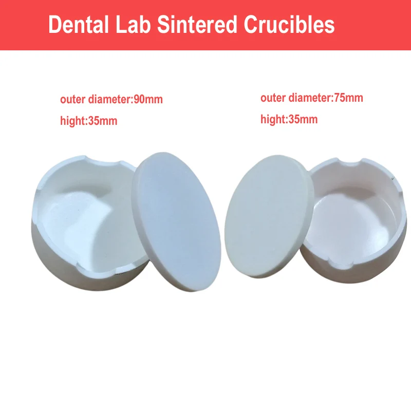 1 Set Dental Lab Zirconia Crucible High Purity Crucible Dental Crucible
