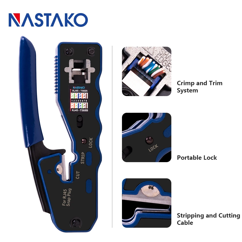 NEW RJ45 tool EZ RJ45 network tool rj45 crimper RJ45 Cable Crimping Tool network crimp tools for RJ45 Cat6 Cat5 Plug rj45 Pliers