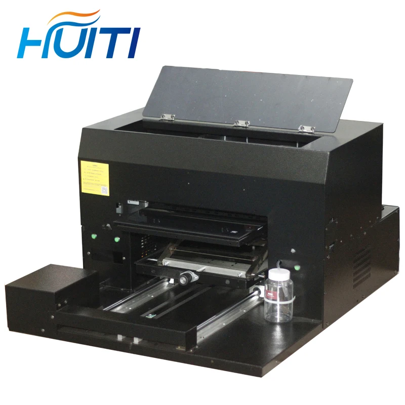 

Huiti,A3UV mobile phone shell pattern processing mobile power U disk small uv flatbed printer 8 color embossed printer