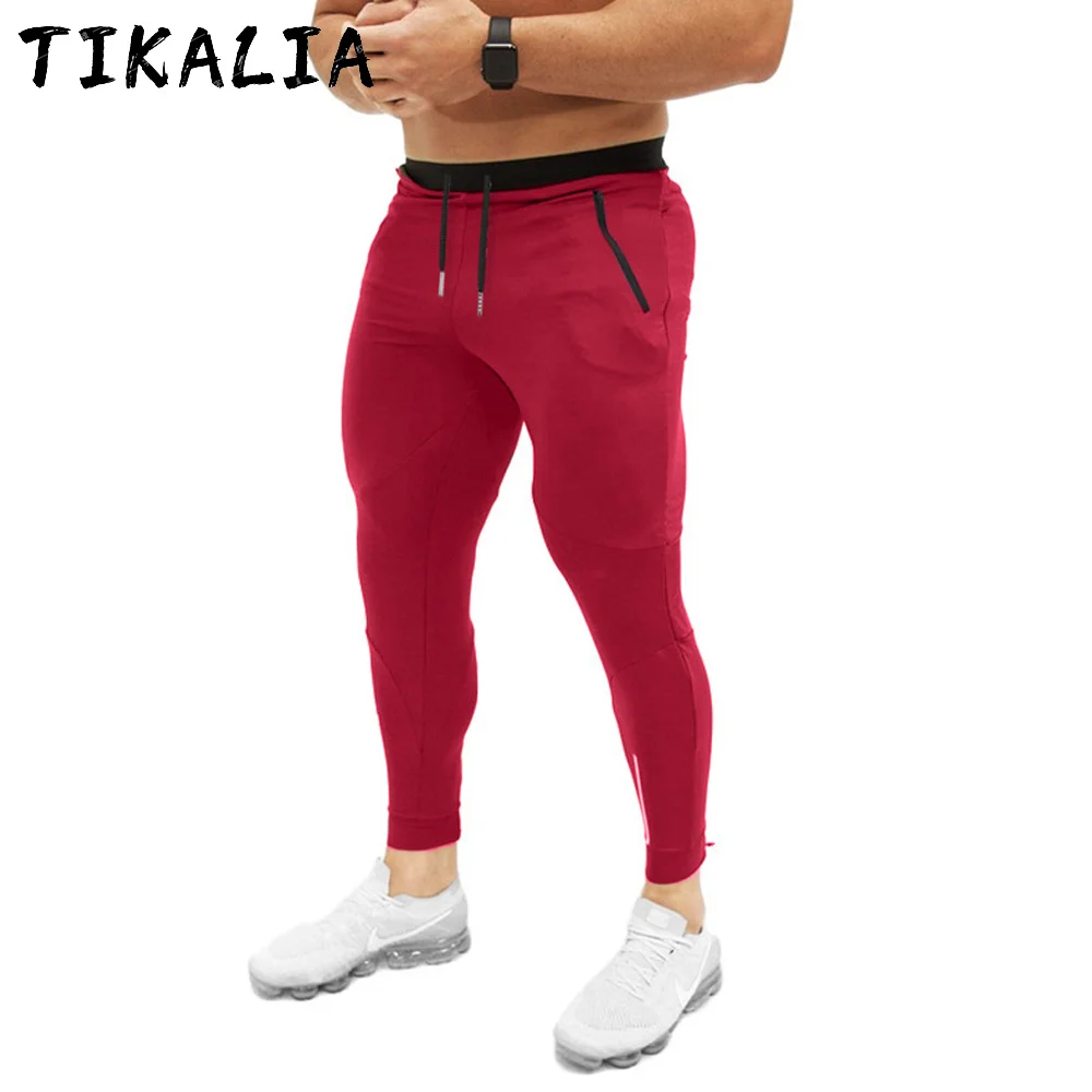 Pantalones para trotar informales de algodón para hombre, pantalones de chándal ajustados con cordón, ropa de entrenamiento para Fitness