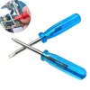 2PCS Transparent Handle Metal Screw Driver Kit Set Mini Small Portable Radish Head Needle Plate Screwdriver Repair Sewing Tools ► Photo 1/6