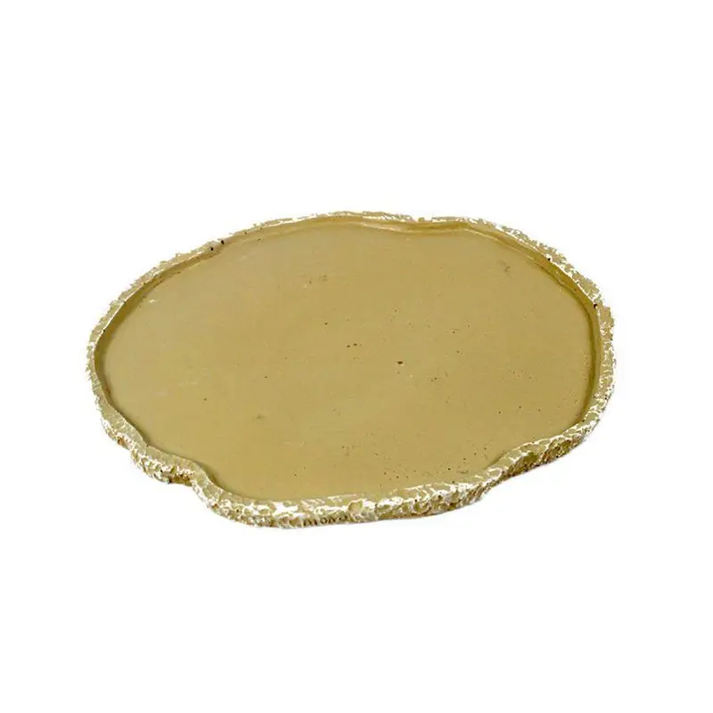 

Resin Feeding Bowl Drinking Bowl Terrarium Reptile Vivarium Tortoise Gecko # 2