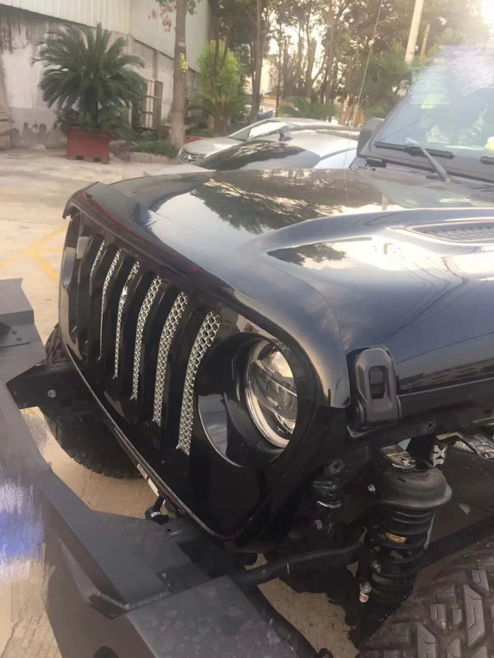 1 комплект корпус капот каменная Охрана для Jeep JL wrangler JL1119