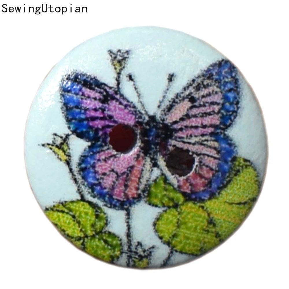 

50 шт. 15 мм деревянные круглые деревянные пуговицы в форме цветка для детской одежды Скрапбукинг Декоративные рукодельные аксессуары