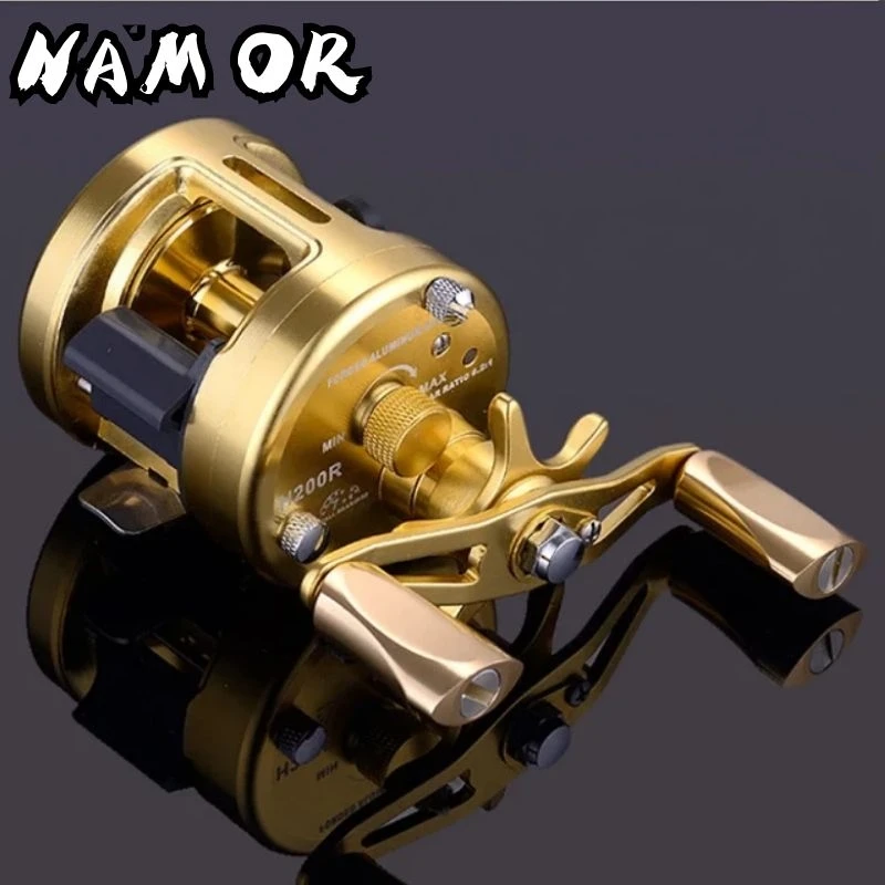 NAMOR Golden Warrior7 + 1 Катушка Для baitcasing для правой/левой руки Pesca круглая катушка соленой