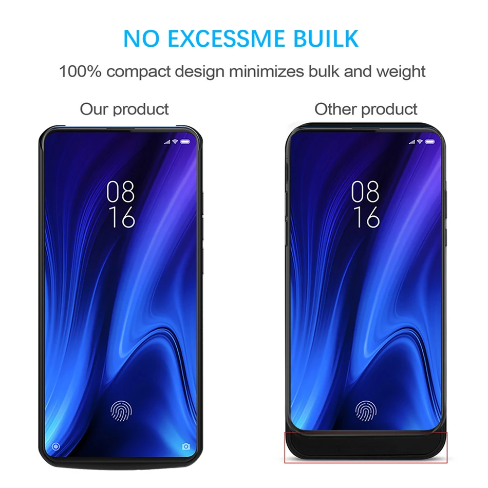 6500 мАч батарея чехол для Xiaomi Redmi K20 Pro батарея чехол внешний аккумулятор СПС Xiaomi Redmi K20 батарея зарядное устройство чехол