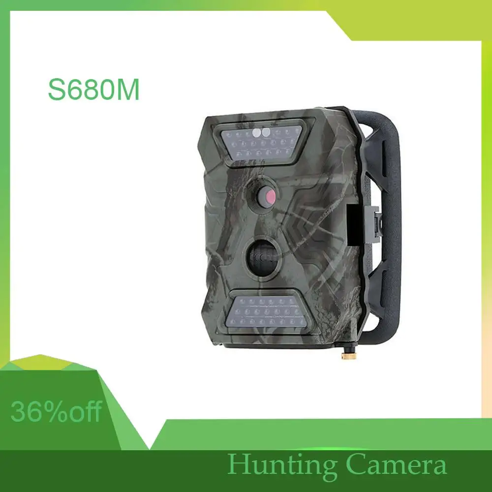 

S680M Hunting Camera 12MP HD1080P Photo Traps Night Vision Wildlife infrared Hunting Trail Cameras hunt Chasse scout