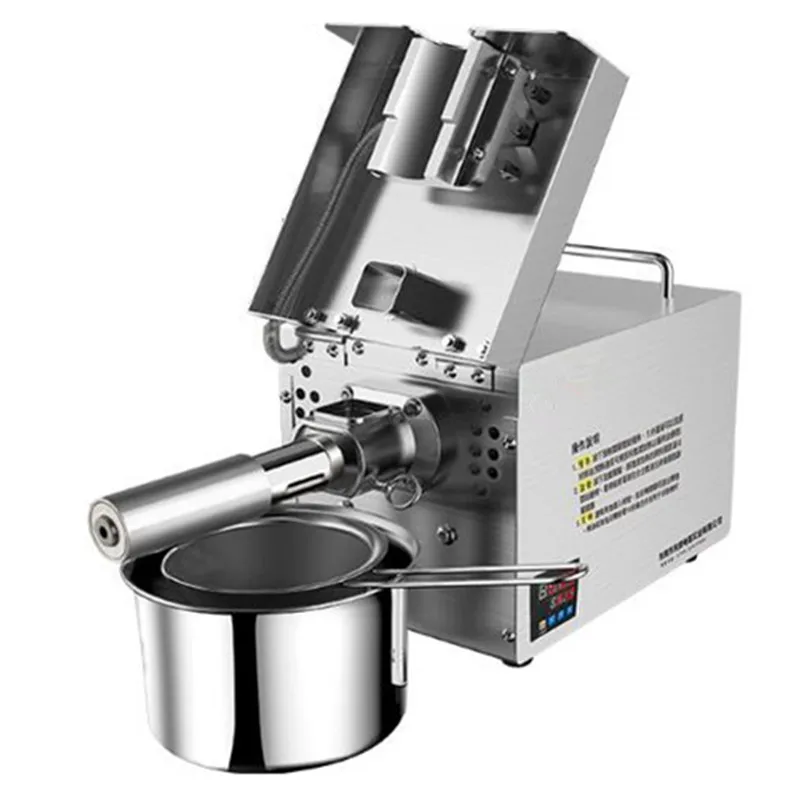 Nut Seed Walnut Oil Press Machine Small Coconut Oil Extractor Cocoa Bean Rapeseed Oil Expeller Flaxseed Oil Processing Machine 5