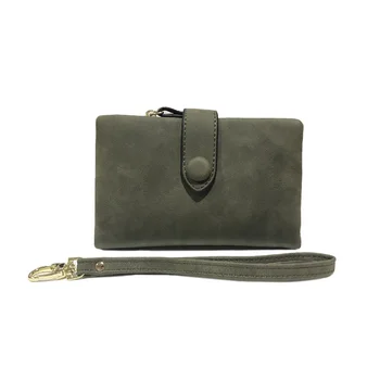 

Fashon Green Clutch Wallet Bag Vintage PU Leather Lady Coin Purse Wallet Hot Sales Fashion Cards Holder Bags